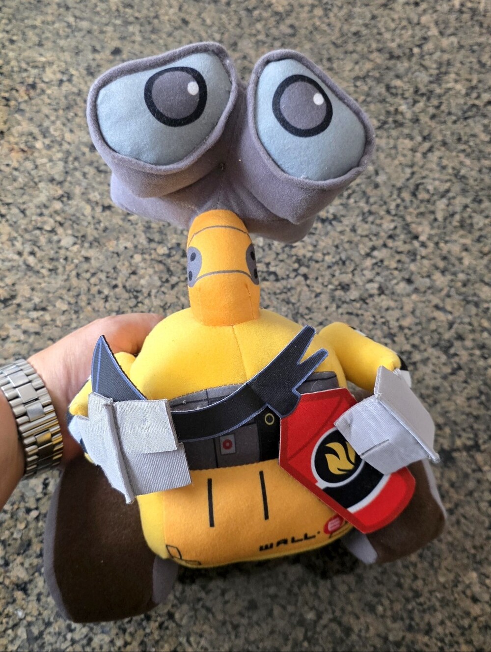 Disney Parks Wall E Plush 12” Extinguisher Stuffed Animal Robot Pixar Pier Rare